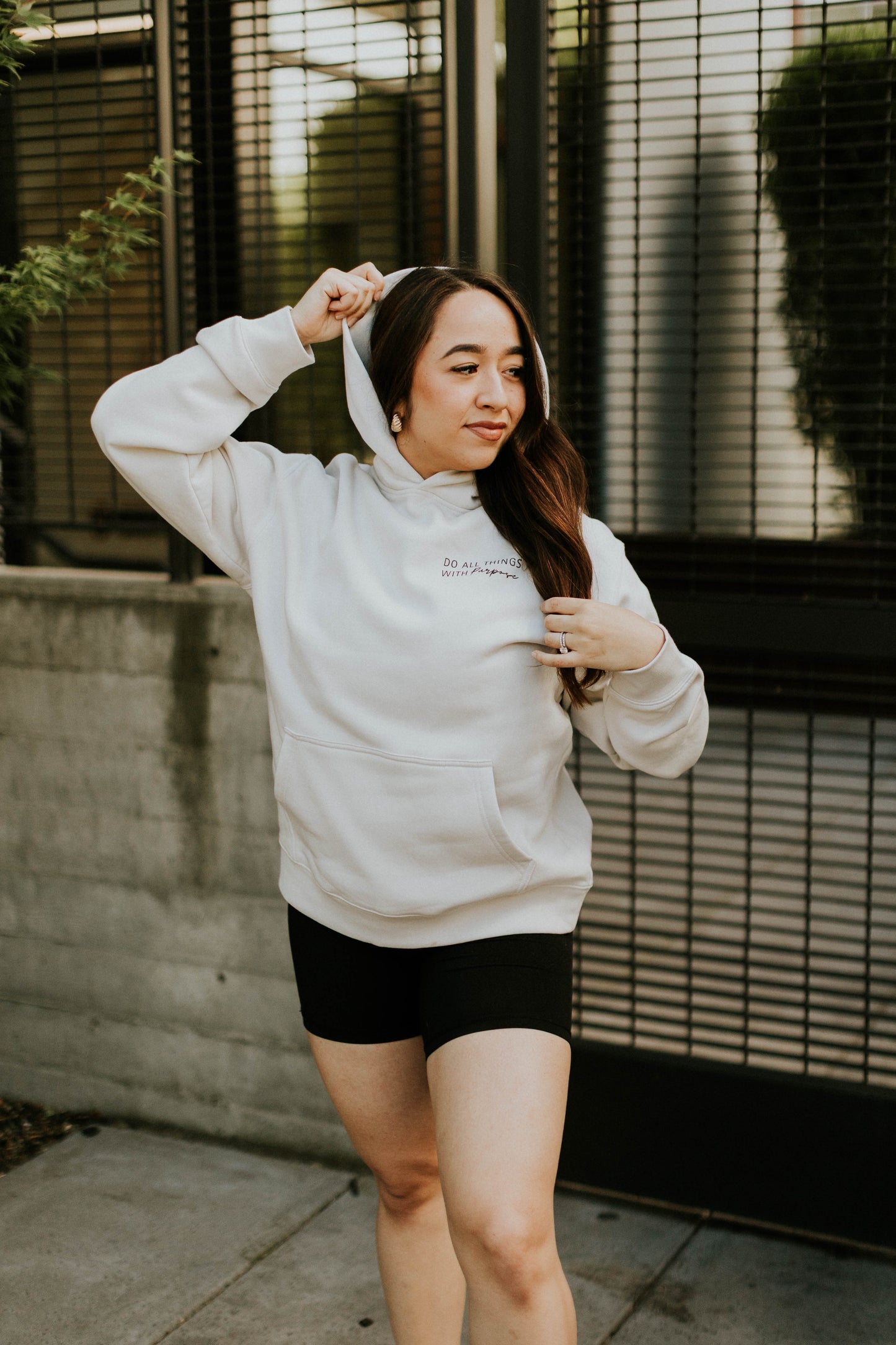 Hoodie - Unisex - Do all things with Purpose (Left Chest)