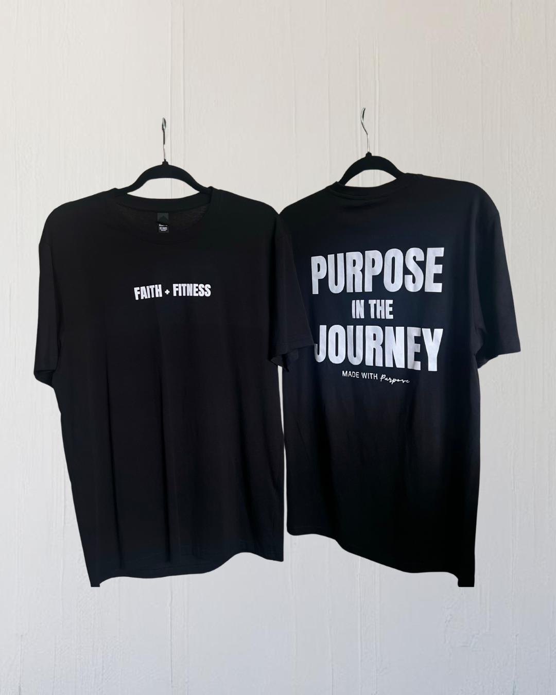 Faith + Fitness Purpose in the Journey Tee - Unisex full size
