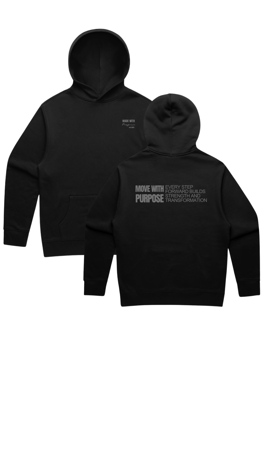 Move with purpose | Unisex Relax Hoodie Sweatshirt