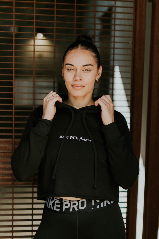 Made with Purpose Cropped Hoodie