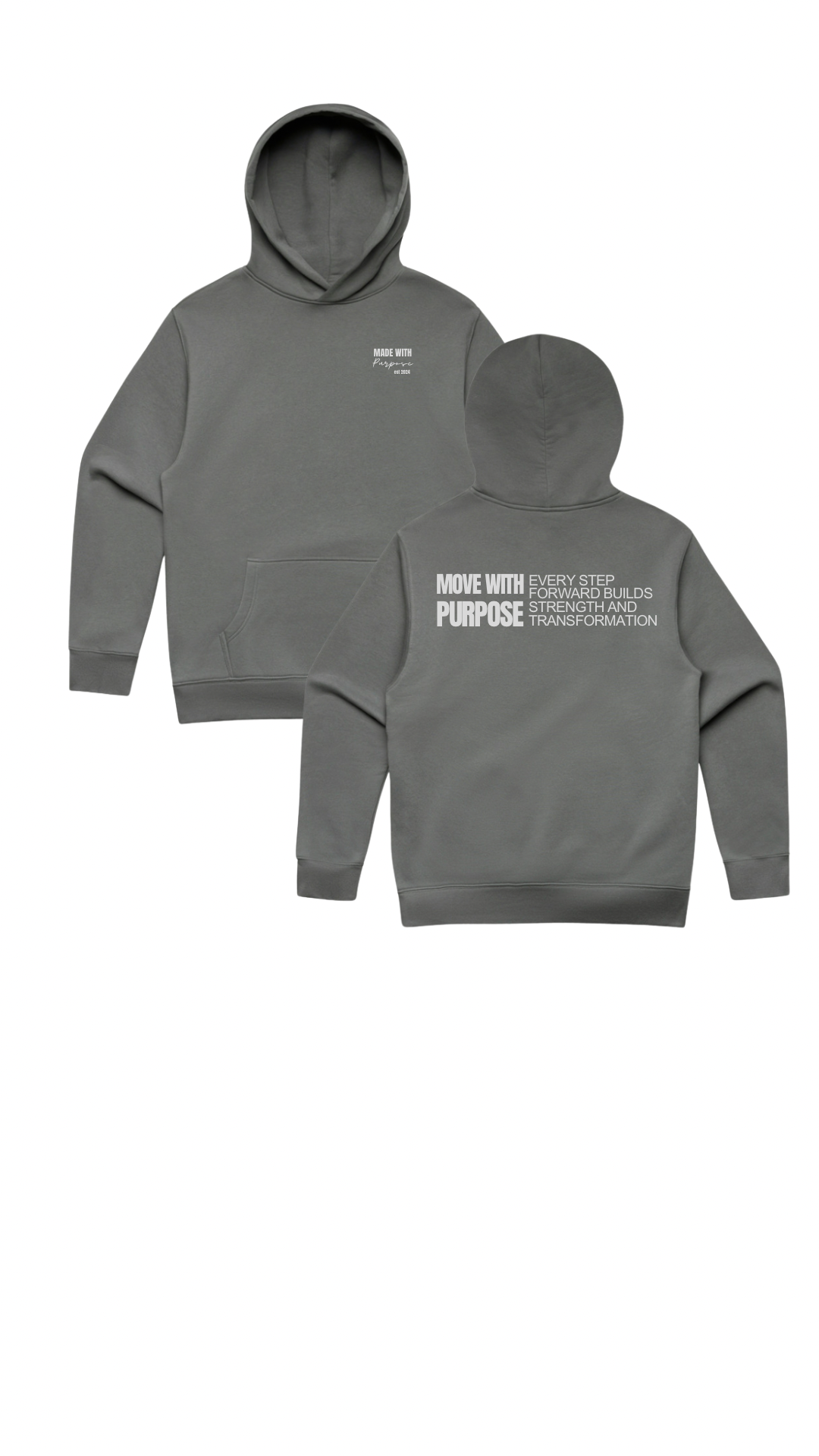 Move with purpose | Unisex Relax Hoodie Sweatshirt