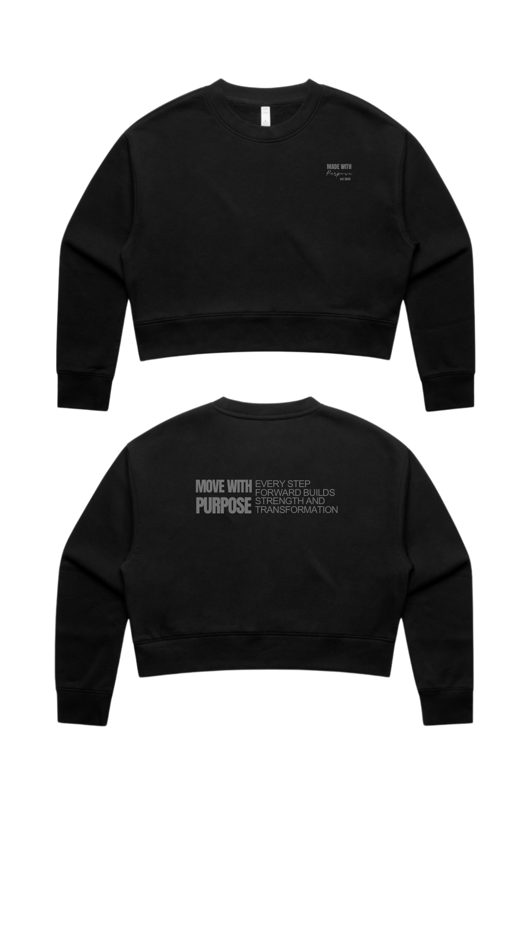 Move with purpose | Women’s Relax Crop Crewneck
